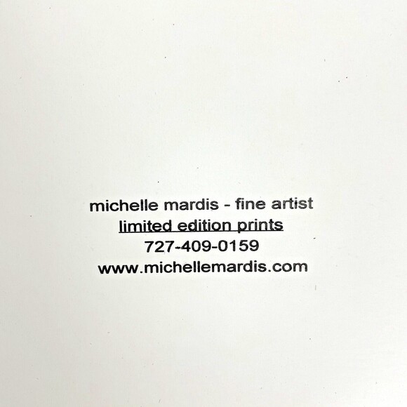 Michelle Mardis Yorkshire Terrier Yorkie Signed Numbered Print 180/250 8X10 (A4) - Picture 5 of 5